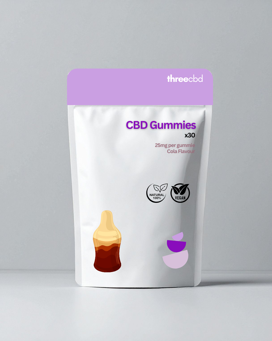 CBD Gummies - 100% Natural, Vegan, and THC-Free