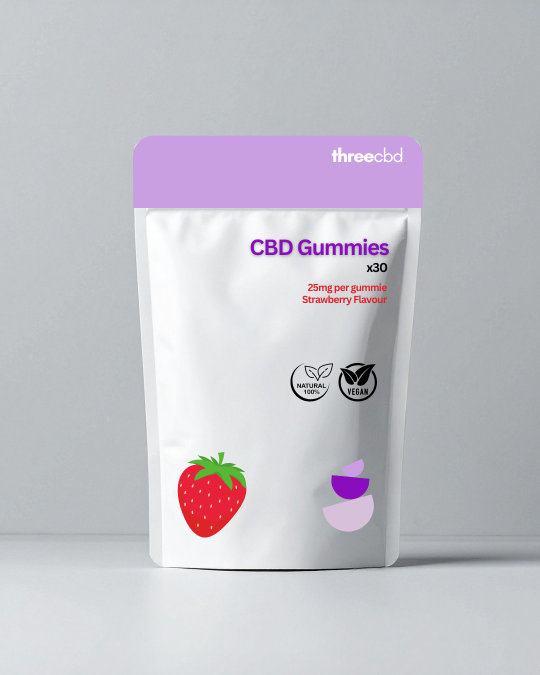 CBD Gummies - 100% Natural, Vegan, and THC-Free