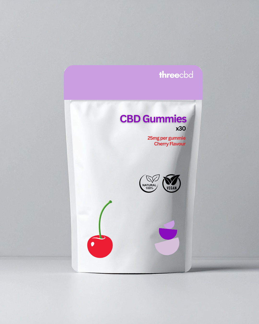CBD Gummies - 100% Natural, Vegan, and THC-Free