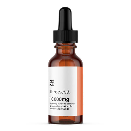 10,000mg Pure CBD Isolate Oil - (33.3% CBD)
