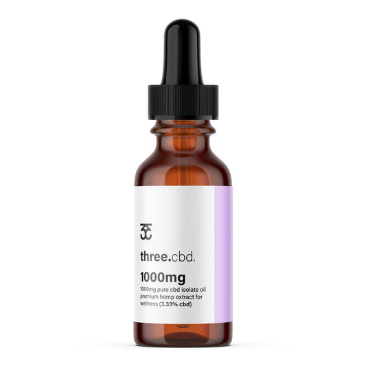 1000mg Pure CBD Isolate Oil (3.33% CBD)