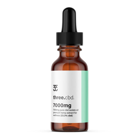7000mg Pure CBD Isolate Oil - (23.3% CBD)